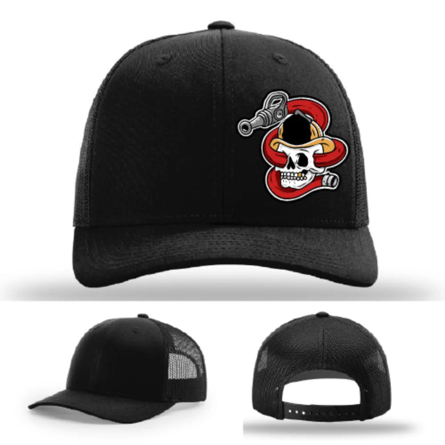 Get Hosed Hat | Firefighter Leather Patch Design