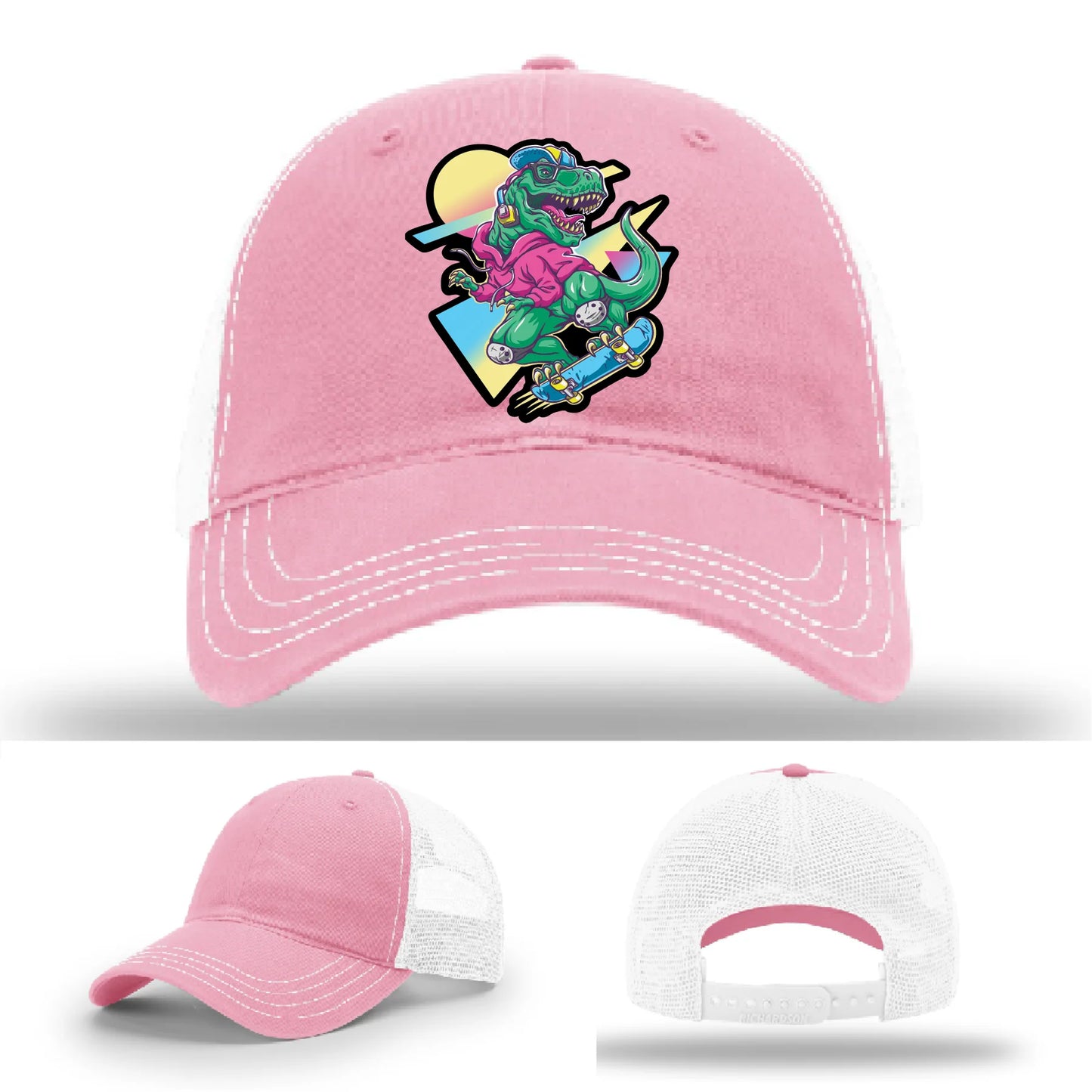 Skater Rex Leather Patch Hat