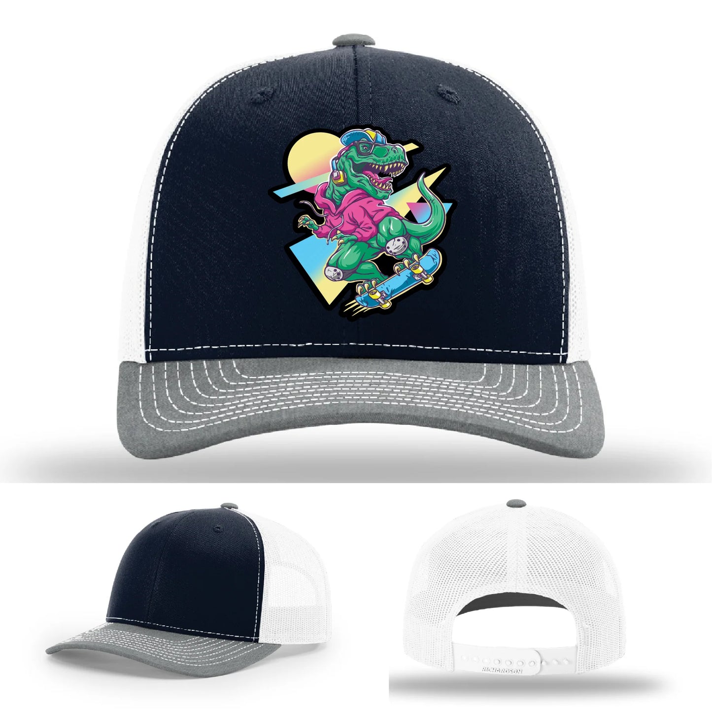 Skater Rex Leather Patch Hat