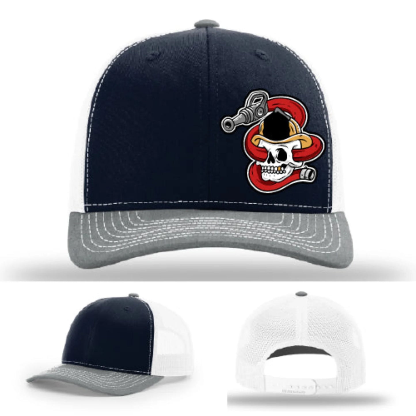 Get Hosed Hat | Firefighter Leather Patch Design