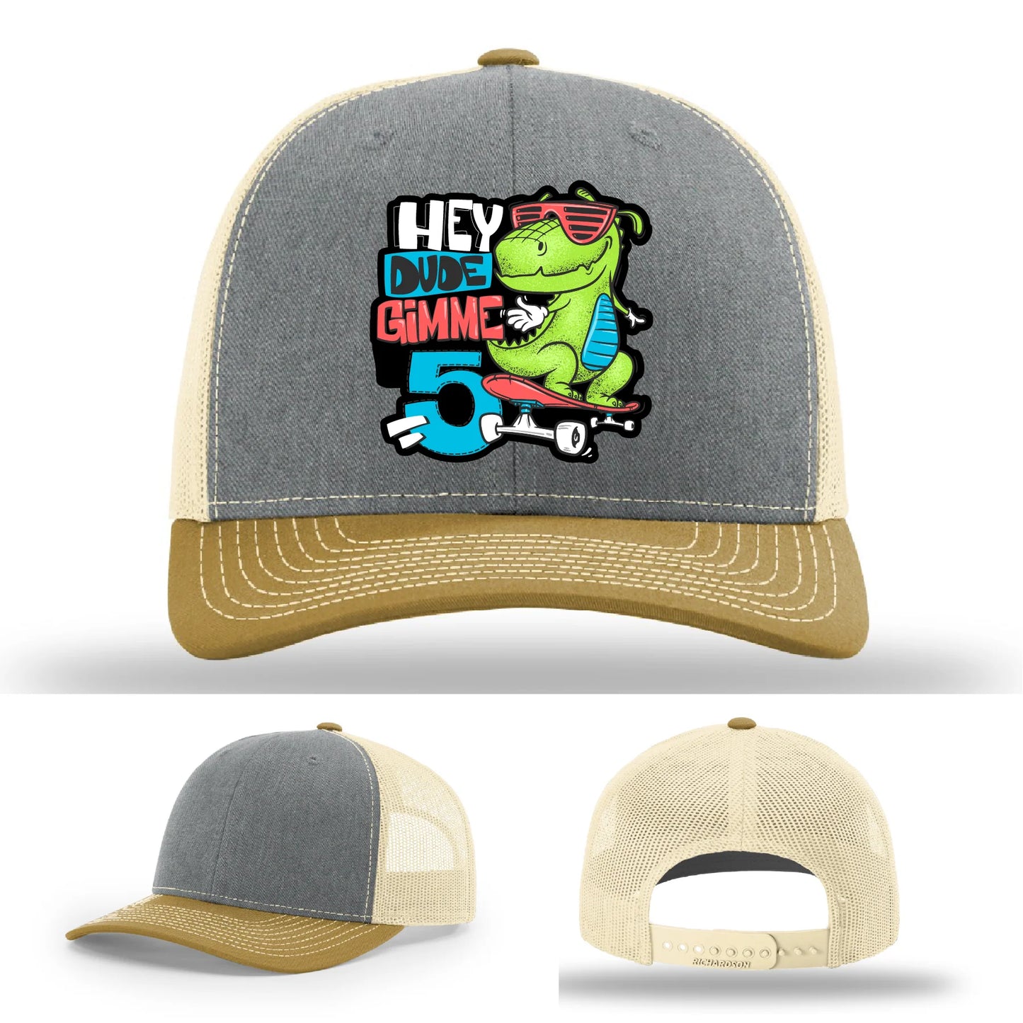 Gimme 5 Leather Patch Hat