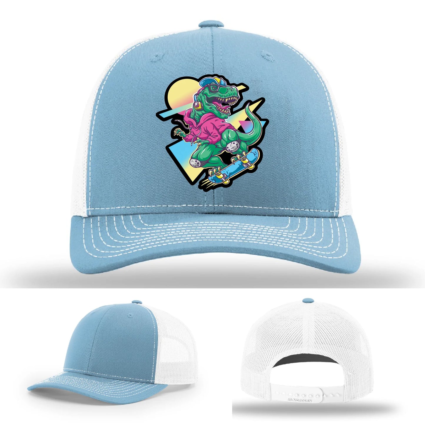 Skater Rex Leather Patch Hat