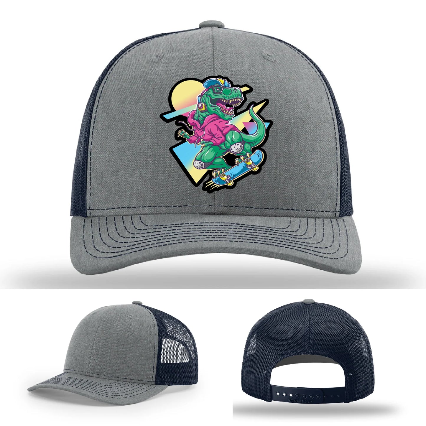 Skater Rex Leather Patch Hat
