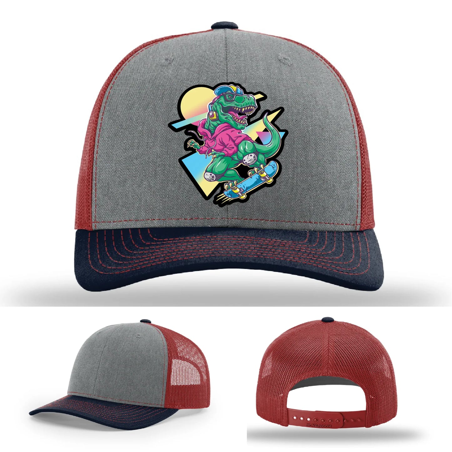 Skater Rex Leather Patch Hat