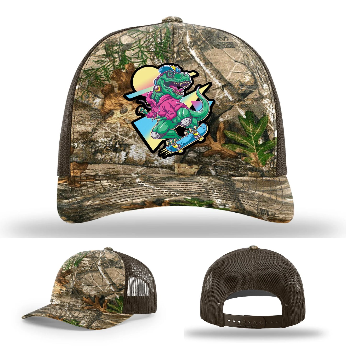 Skater Rex Leather Patch Hat