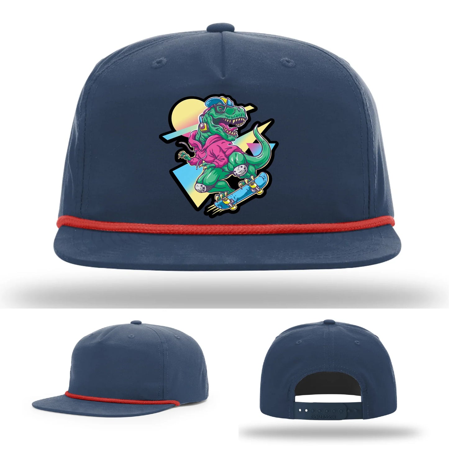 Skater Rex Leather Patch Hat
