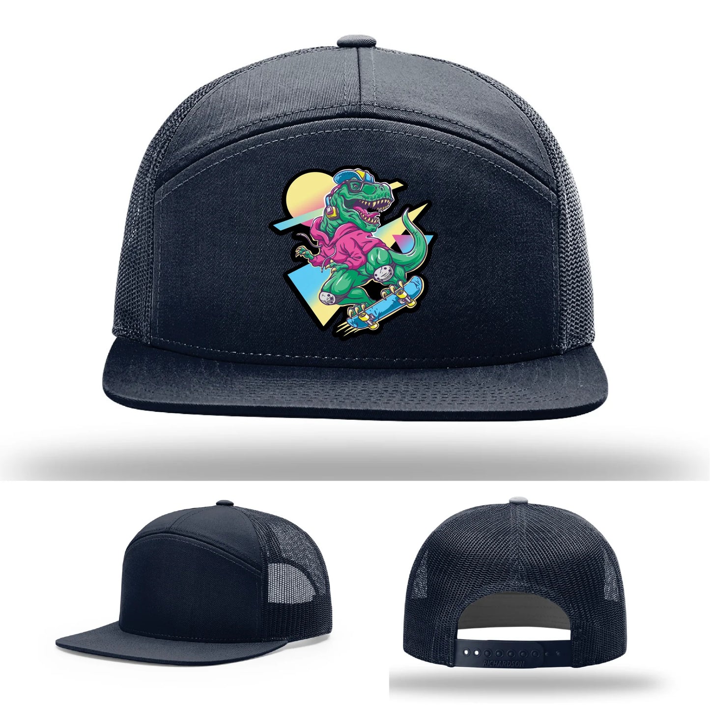 Skater Rex Leather Patch Hat