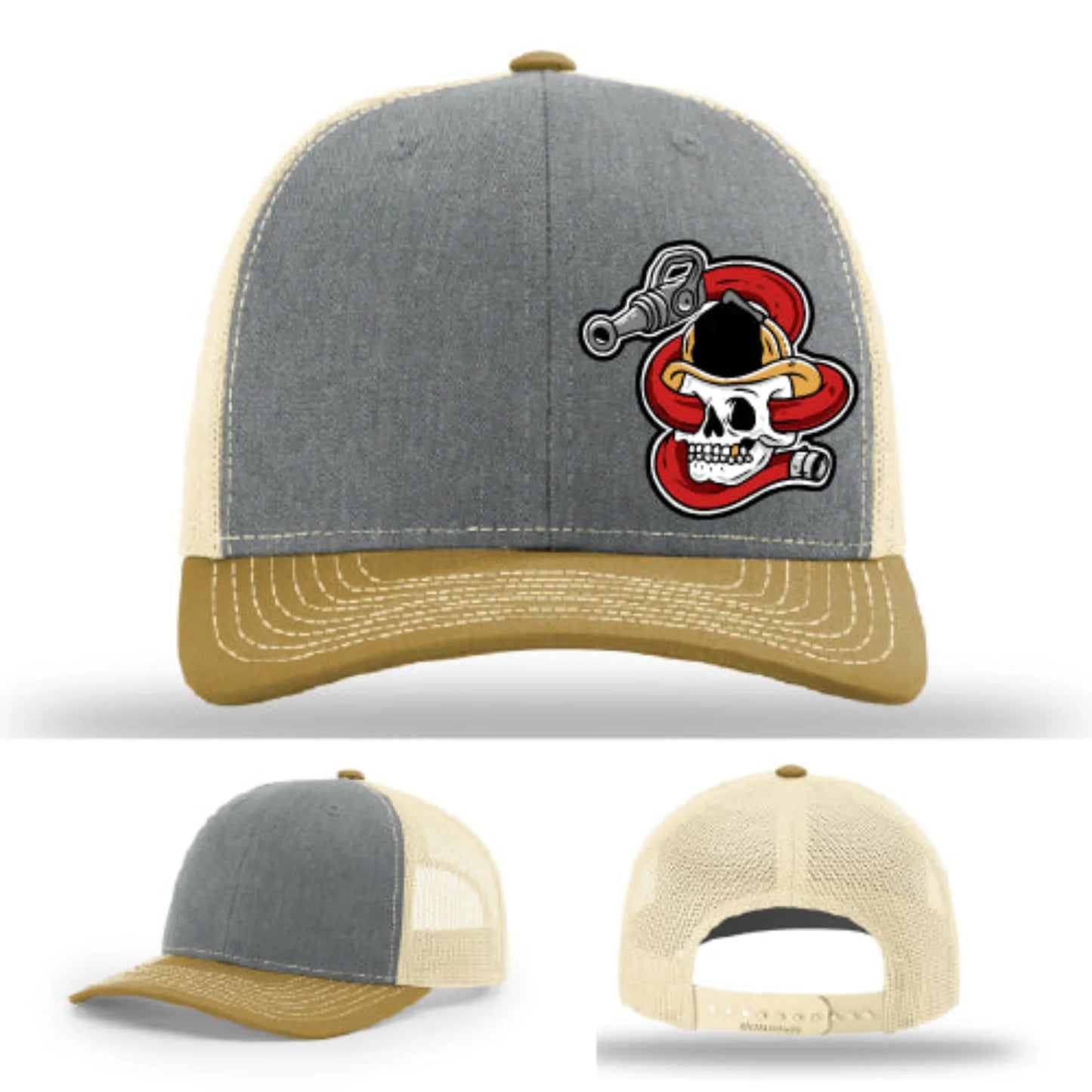 Get Hosed Hat | Firefighter Leather Patch Design