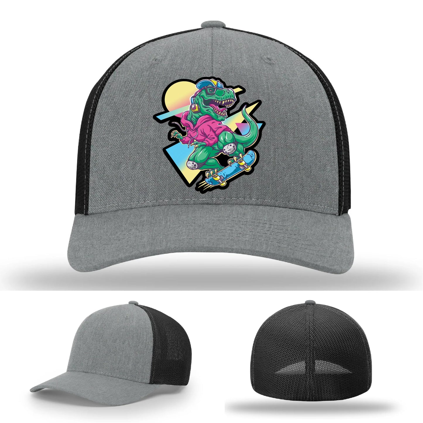 Skater Rex Leather Patch Hat