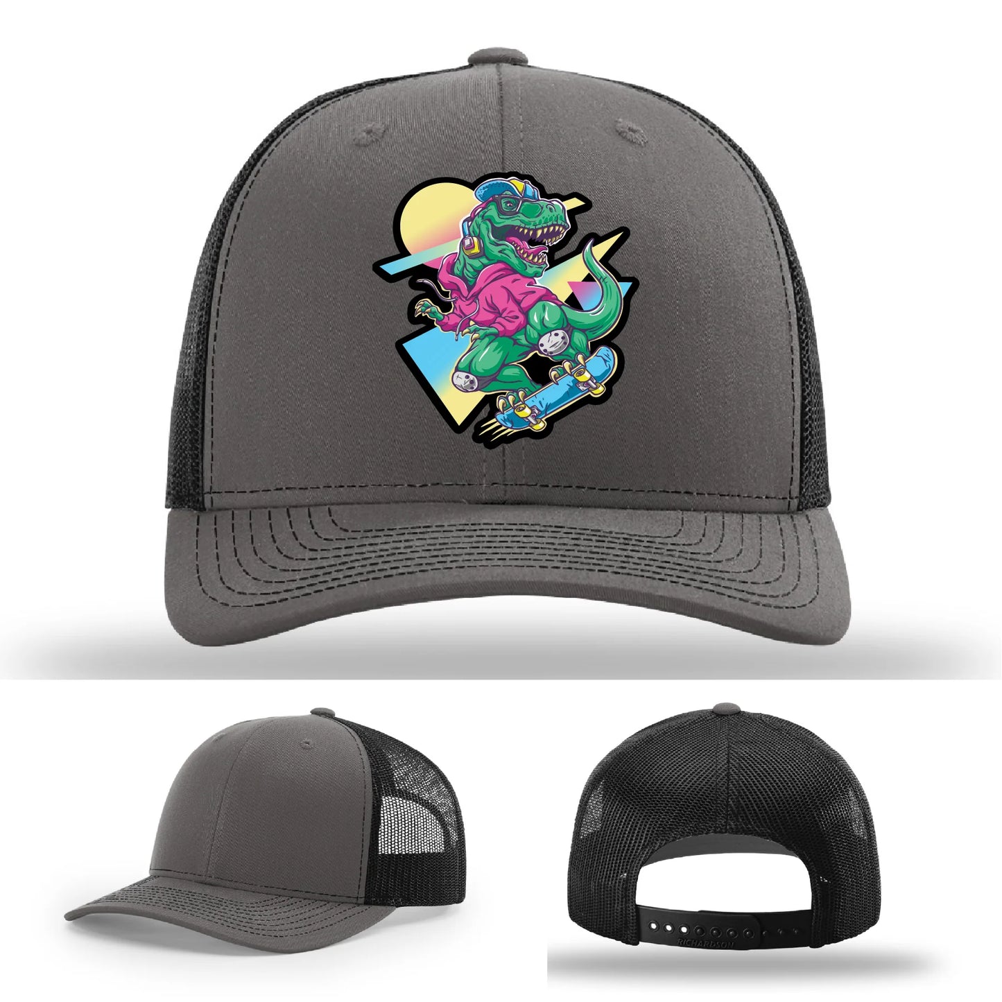 Skater Rex Leather Patch Hat