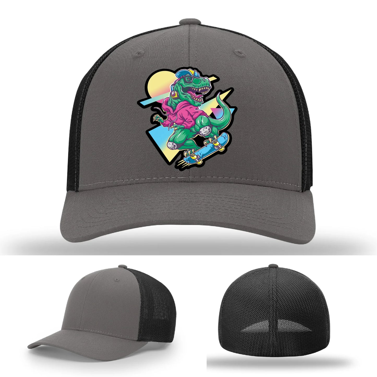 Skater Rex Leather Patch Hat