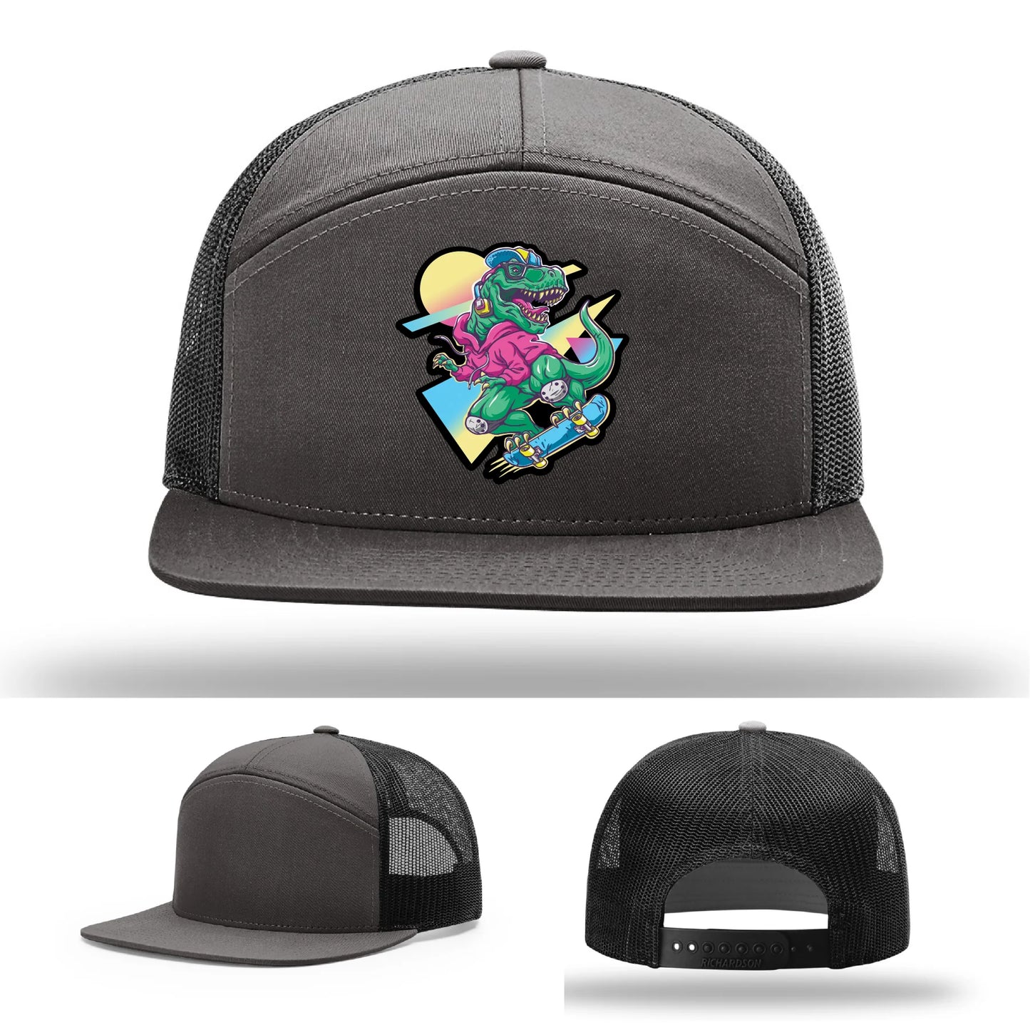 Skater Rex Leather Patch Hat