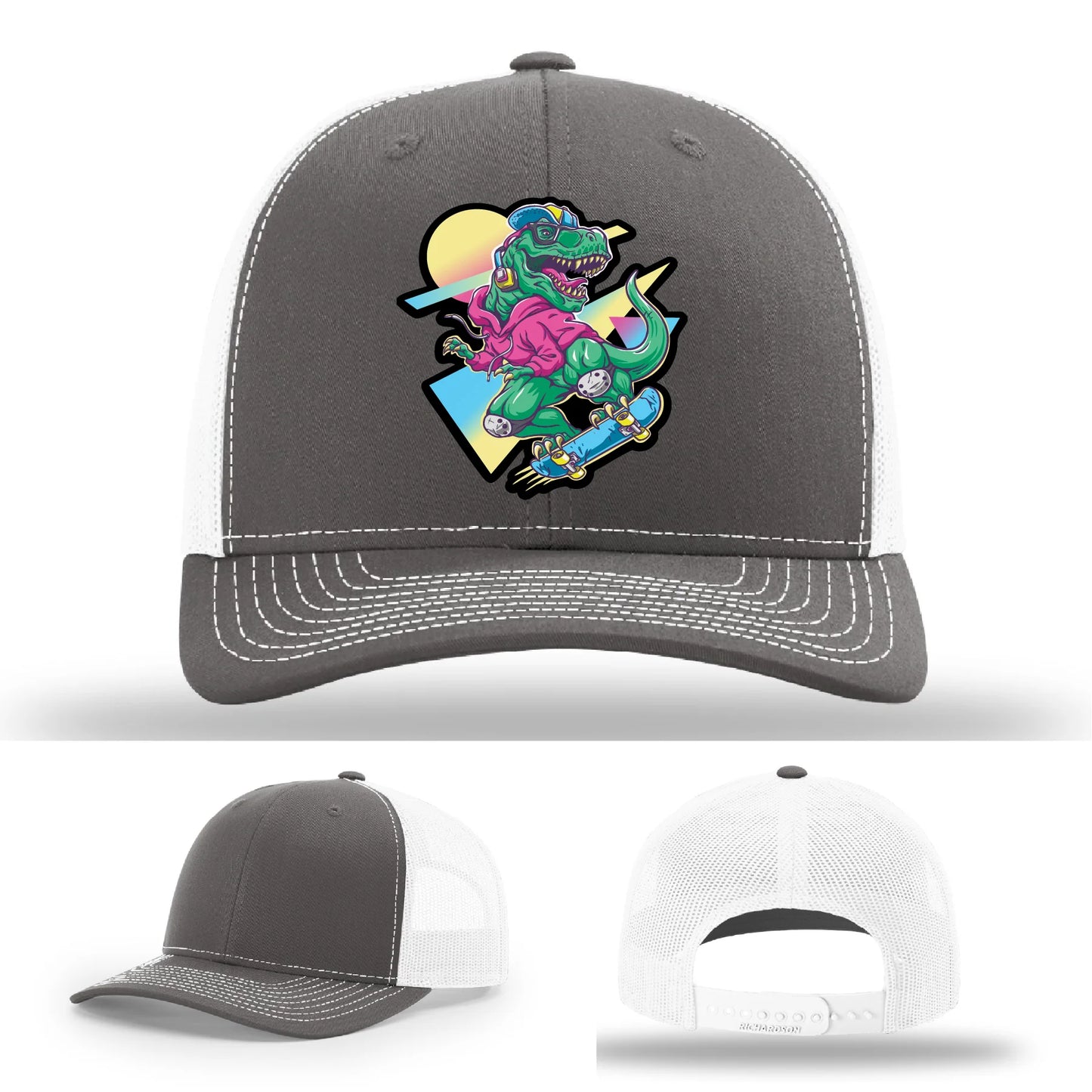 Skater Rex Leather Patch Hat