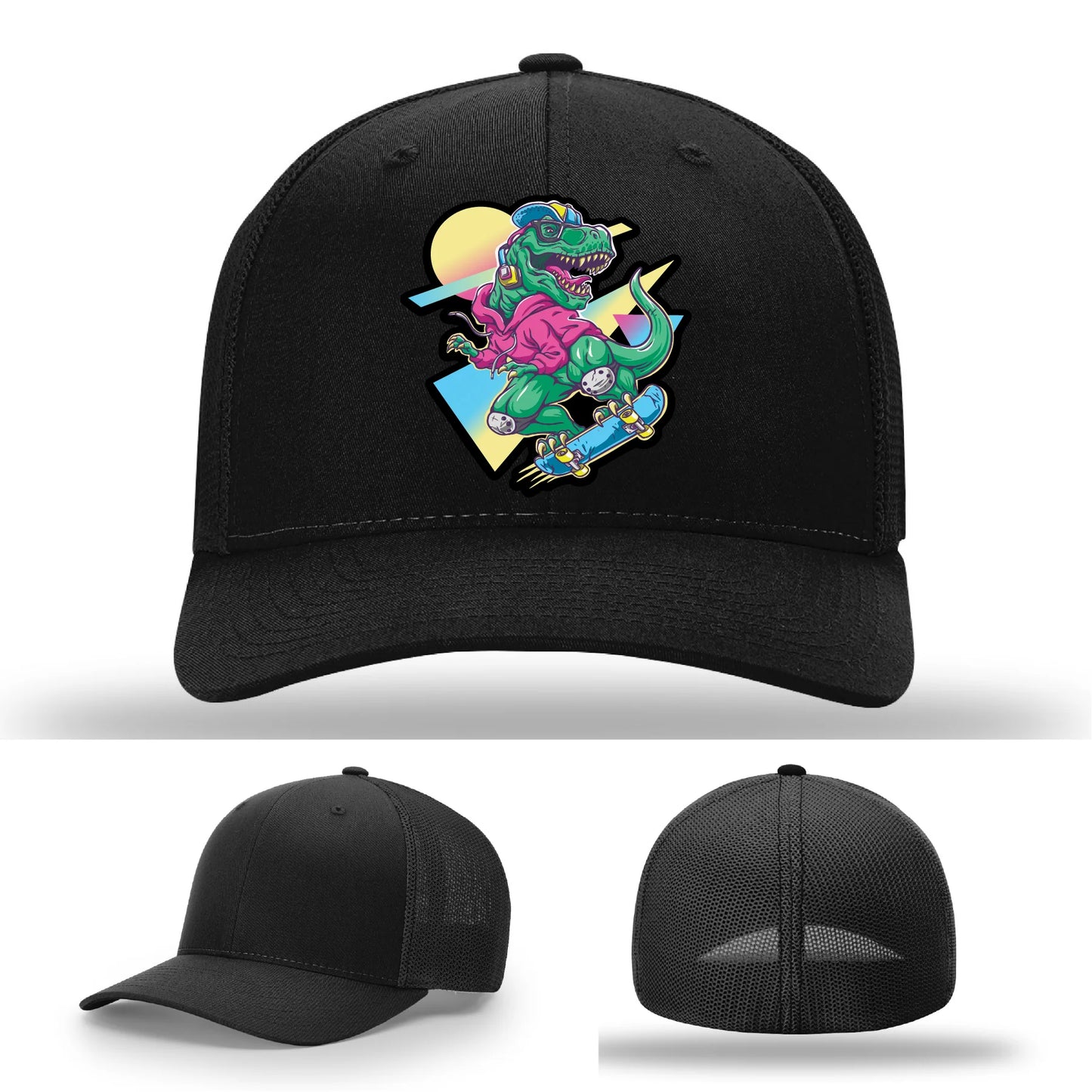 Skater Rex Leather Patch Hat