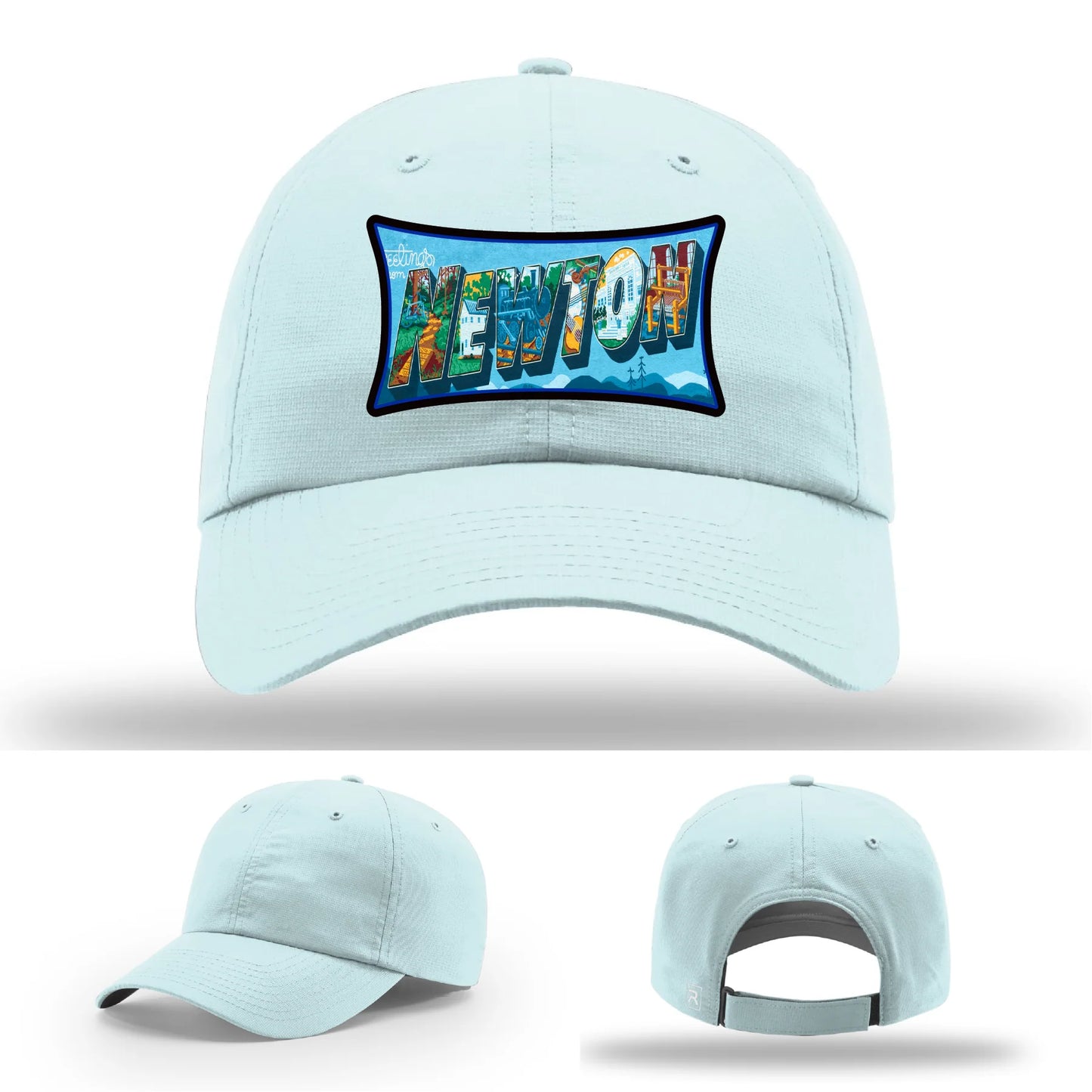 Newton NC leather patch hat
