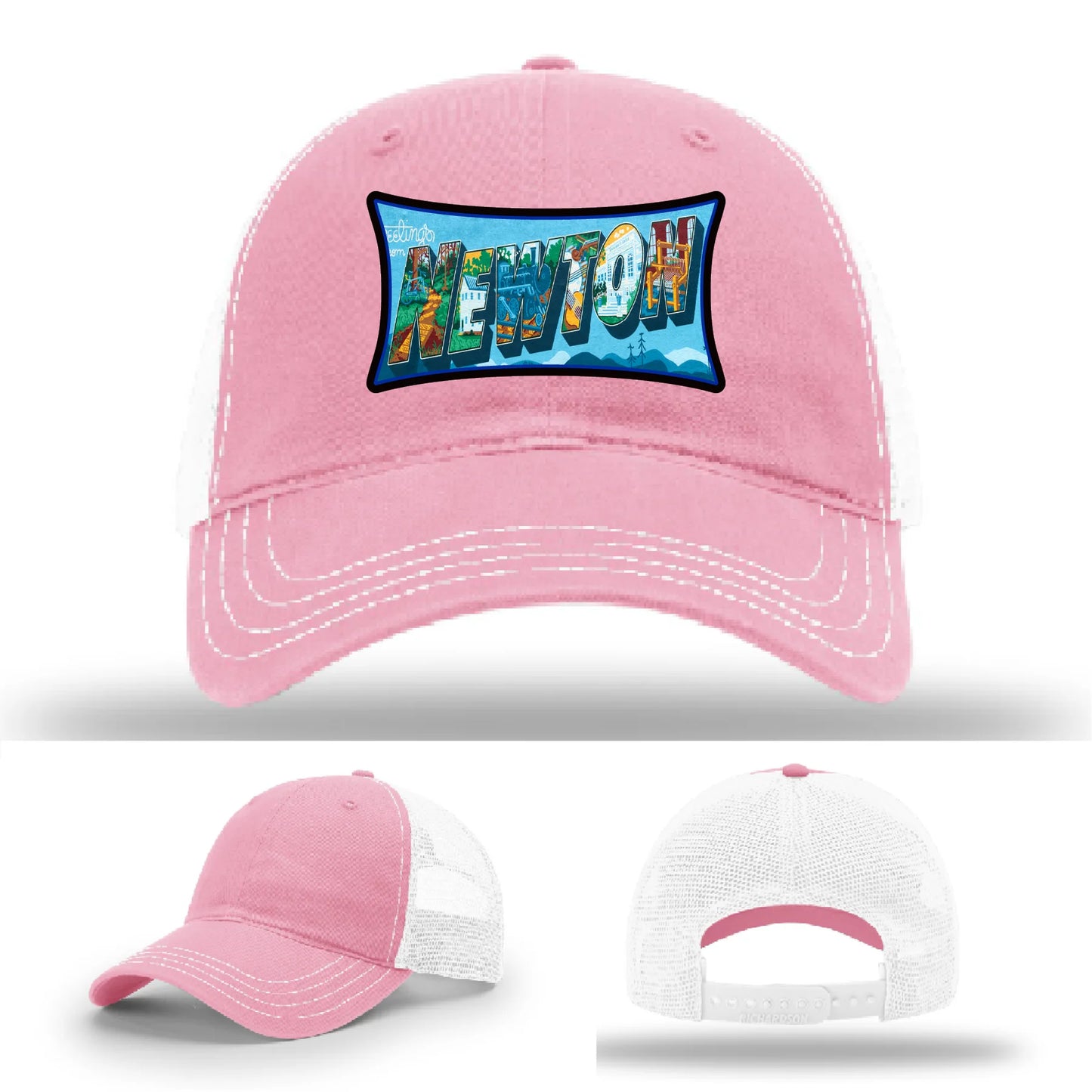 Newton NC leather patch hat