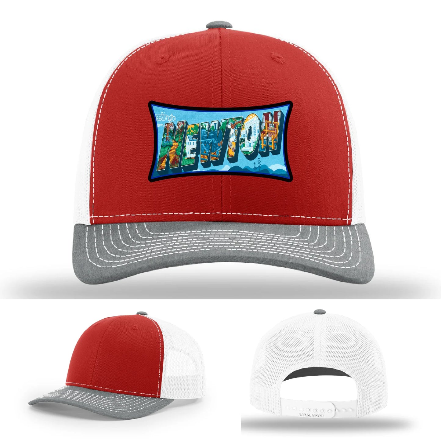 Newton NC leather patch hat