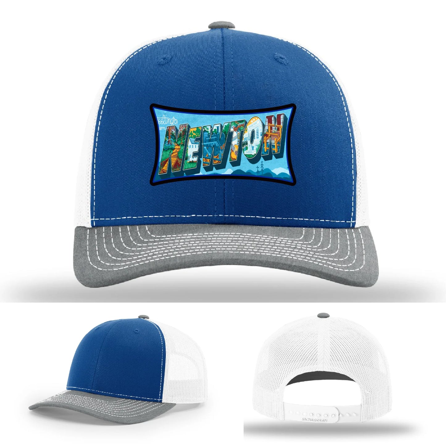 Newton NC leather patch hat
