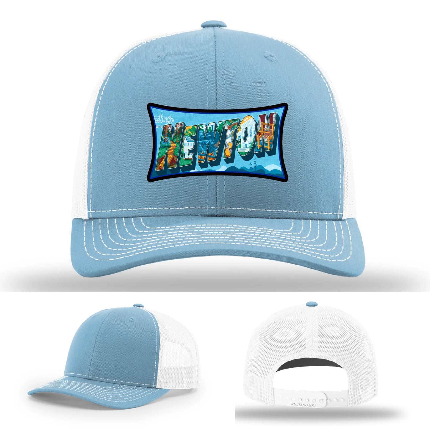 Newton NC leather patch hat
