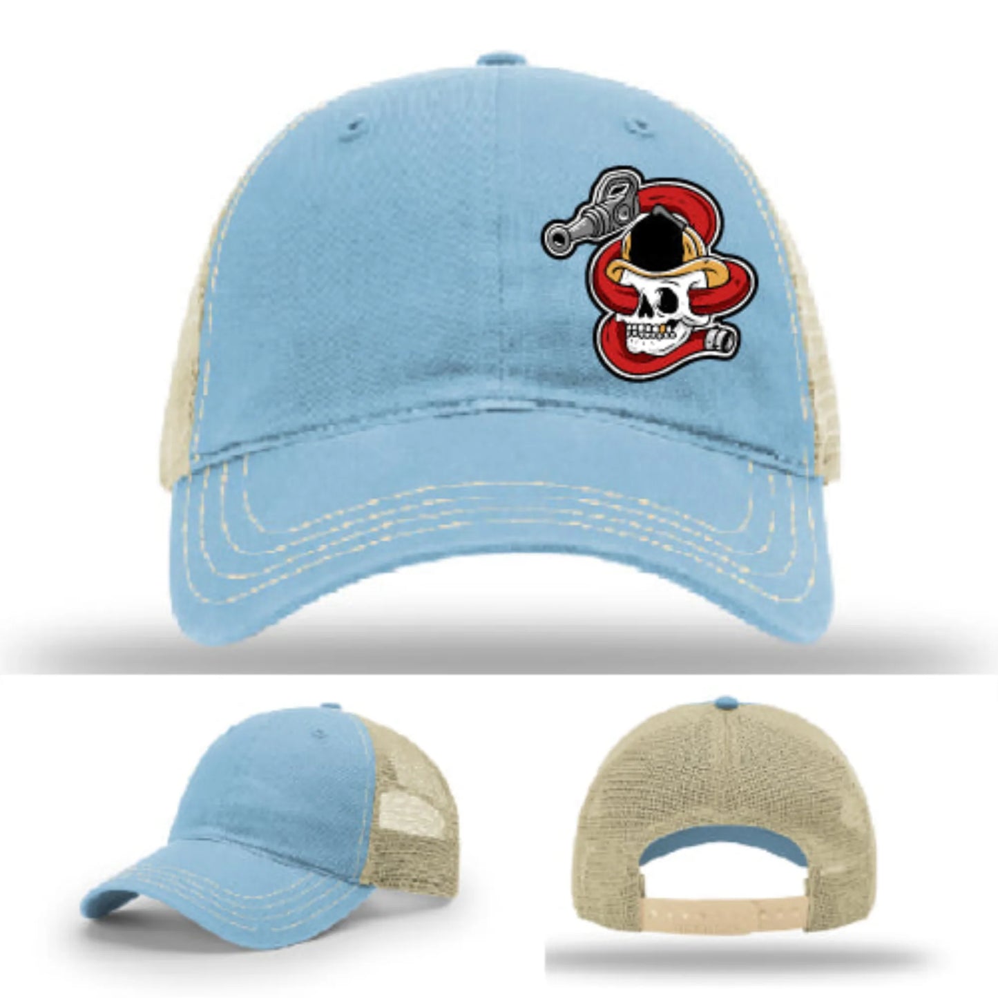 Get Hosed Hat | Firefighter Leather Patch Design