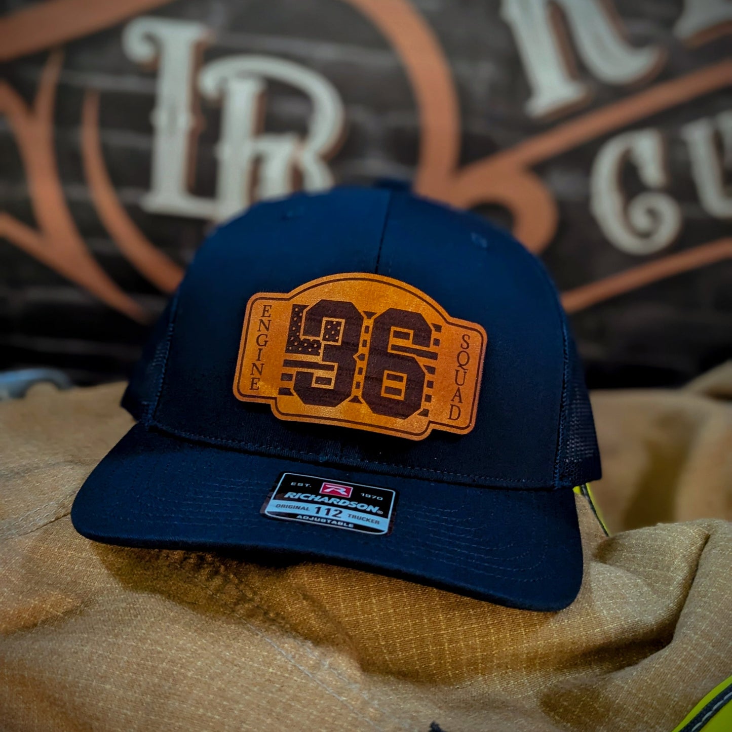 Custom Leather Patch Hat