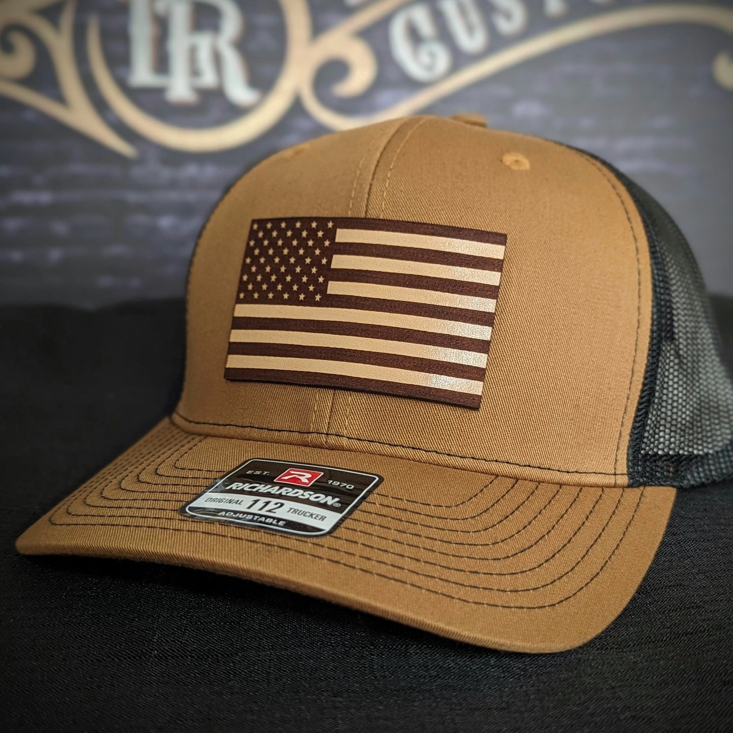 Old Glory Hat | Leather Patch American Flag Design
