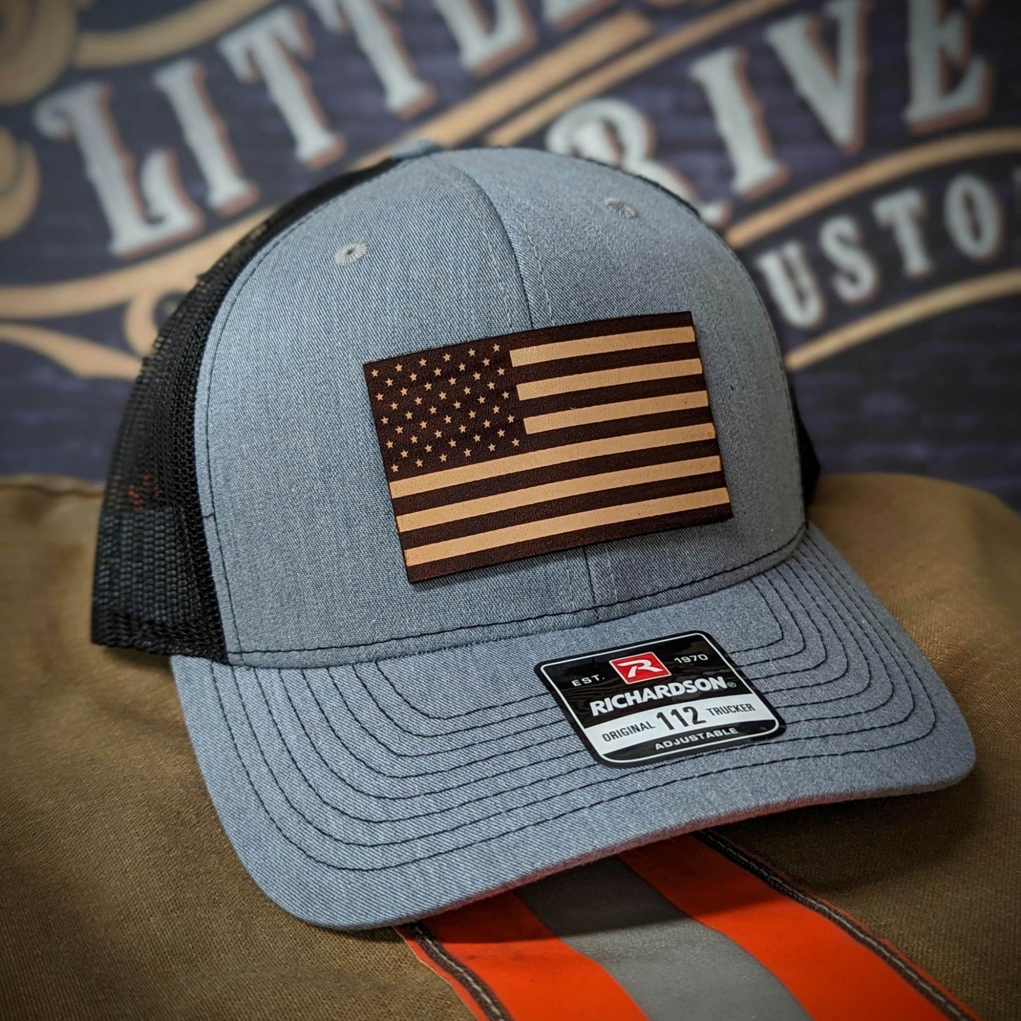 Old Glory Hat | Leather Patch American Flag Design