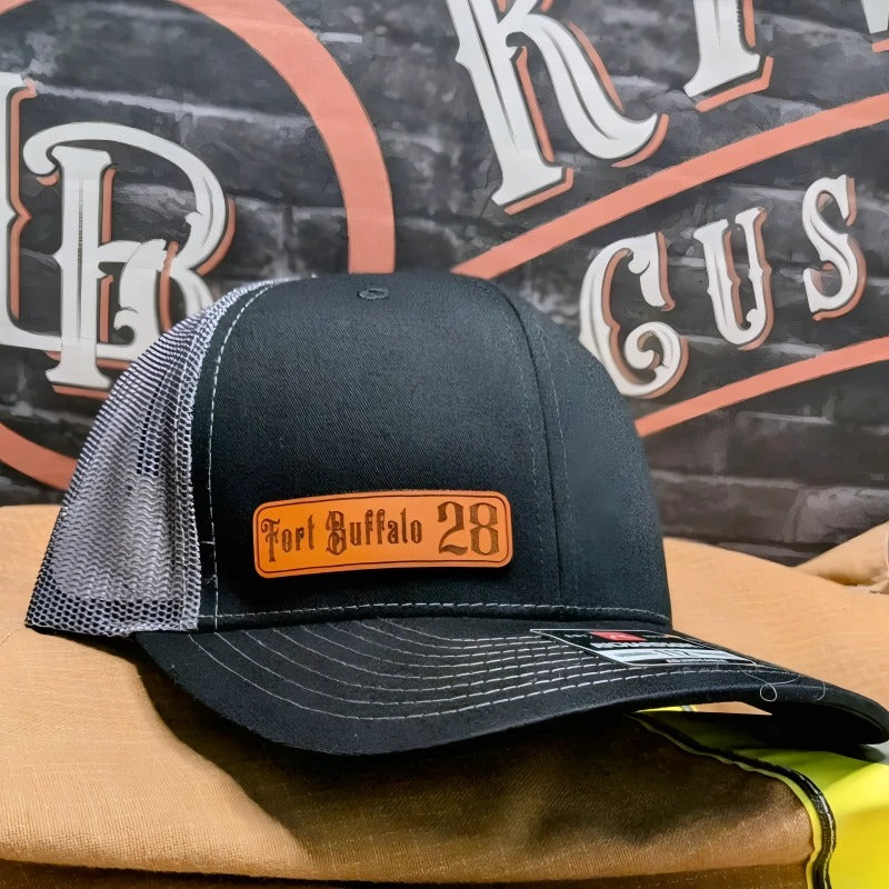 Low Ride Custom Leather Patch Hat