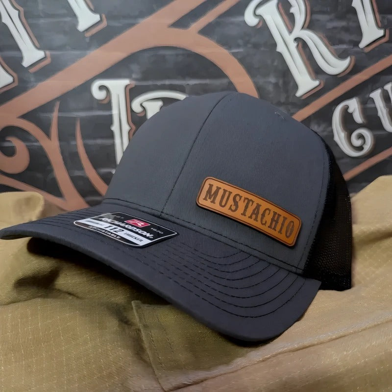 Low Ride Custom Leather Patch Hat