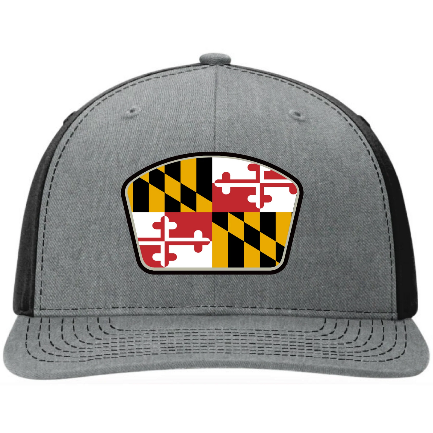 Custom State Flag Leather Patch Hat