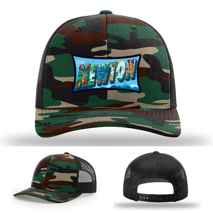 Newton NC leather patch hat