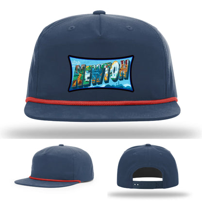 Newton NC leather patch hat