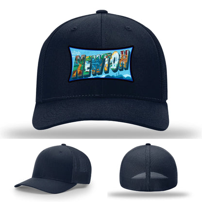 Newton NC leather patch hat
