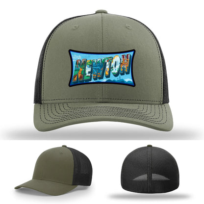 Newton NC leather patch hat