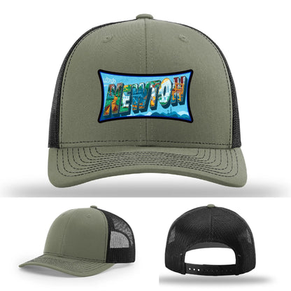 Newton NC leather patch hat