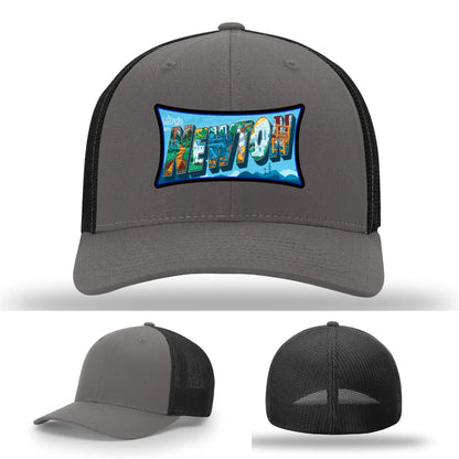 Newton NC leather patch hat