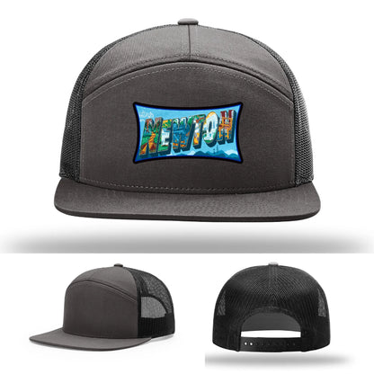 Newton NC leather patch hat