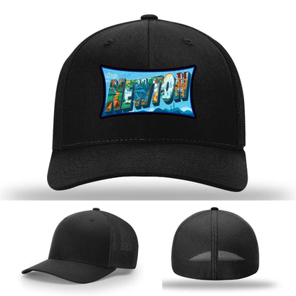 Newton NC leather patch hat