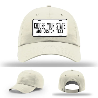 Custom License Plate Hat