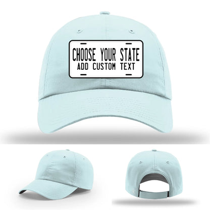 Custom License Plate Hat