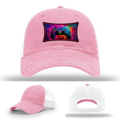 Next Level Gamer Leather Patch Hat