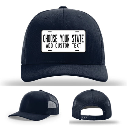 Custom License Plate Hat