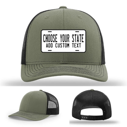 Custom License Plate Hat