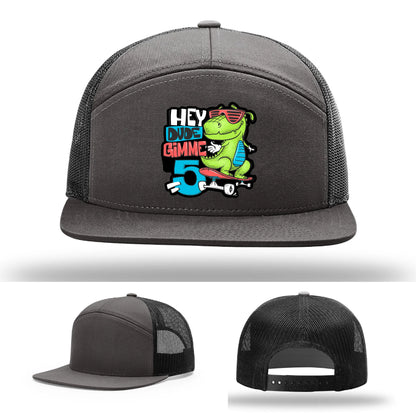 Gimme 5 Leather Patch Hat