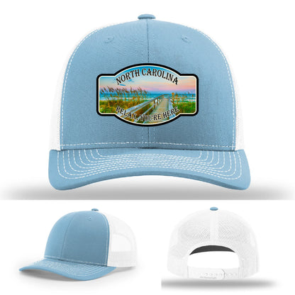 Relax You’re Here Leather Patch Hat