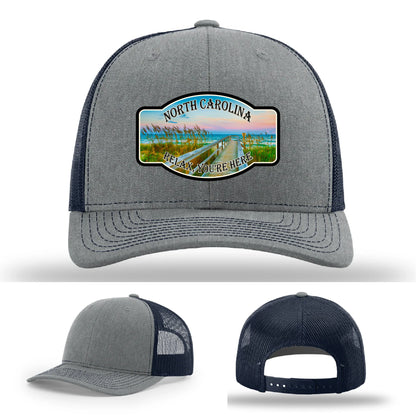 Relax You’re Here Leather Patch Hat