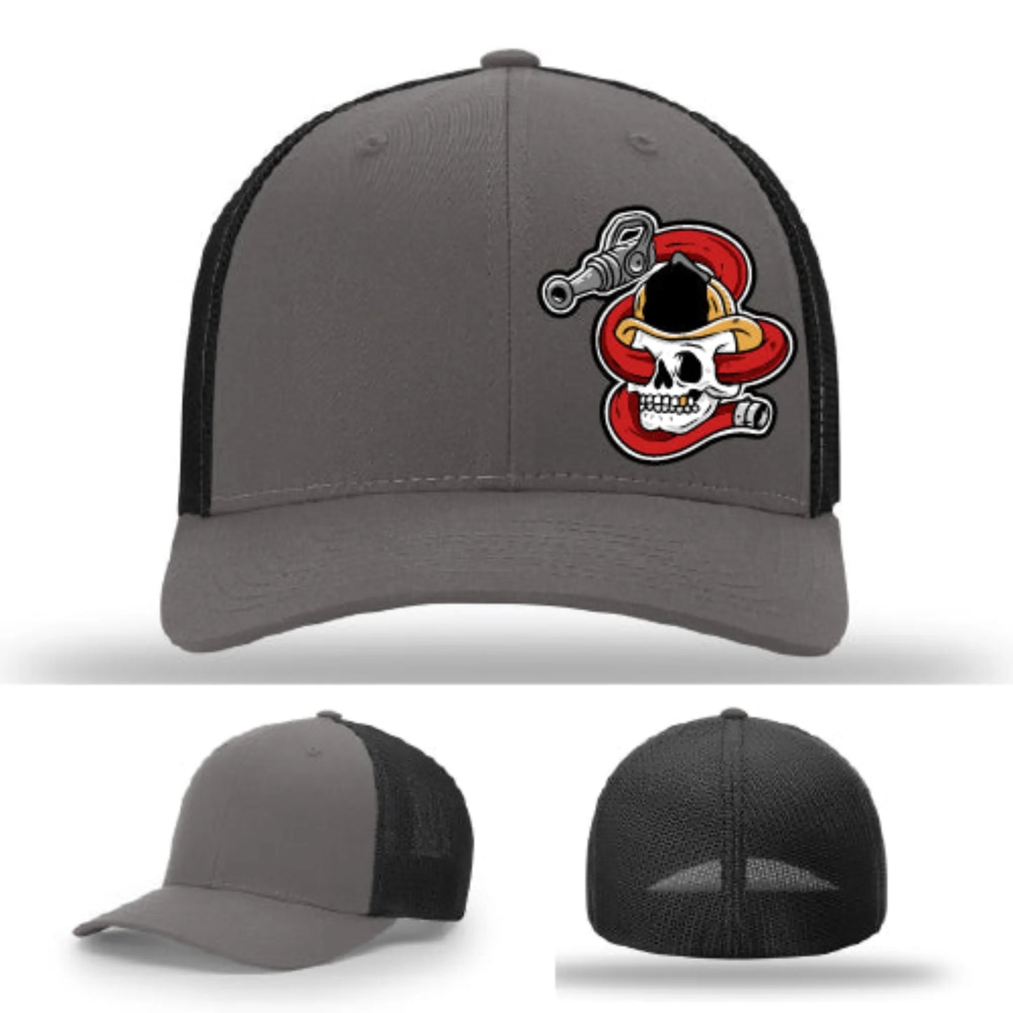Get Hosed Hat | Firefighter Leather Patch Design