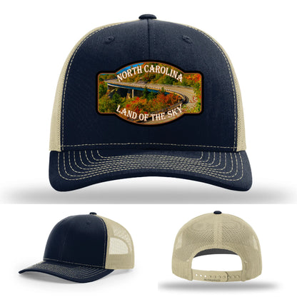 Land of the Sky Leather Patch Hat
