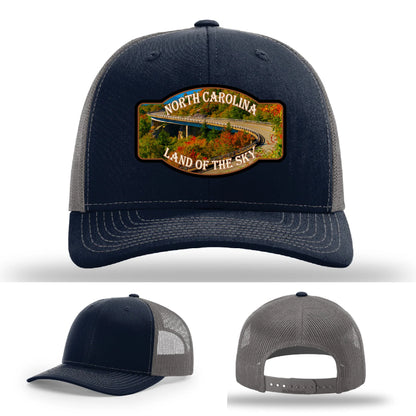 Land of the Sky Leather Patch Hat