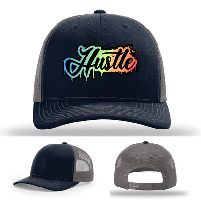 Hustle Leather Patch Hat